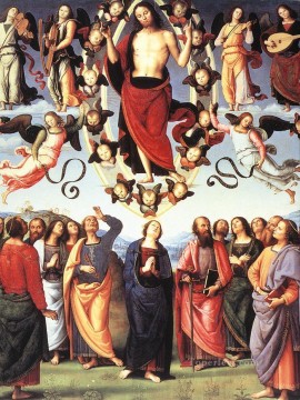 La Ascensión de Cristo religión Pietro Perugino Pinturas al óleo